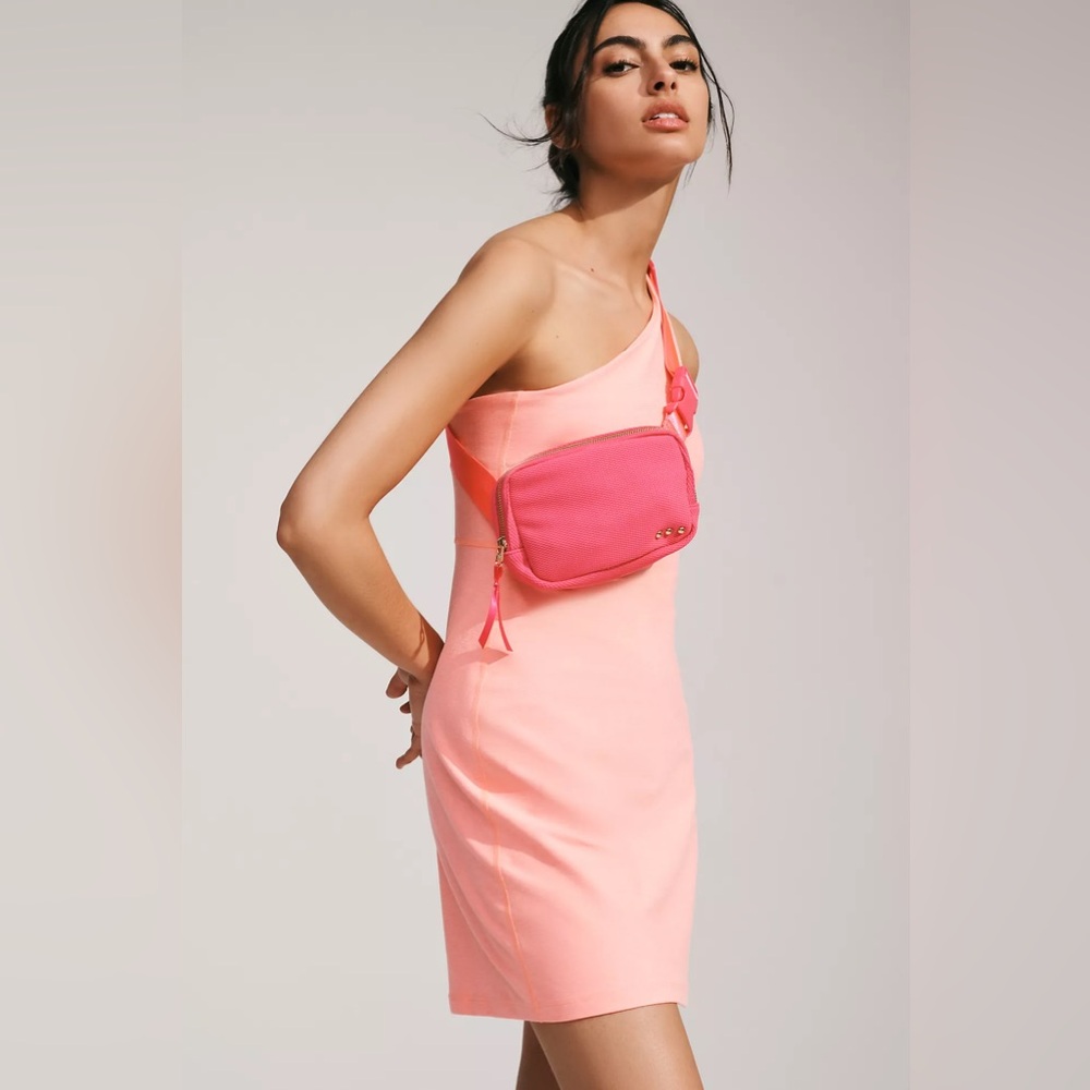 NWT- Beyond Yoga Spacedye Lost Your Mind Dress One-Shoulder Sz: L - Picture 5 of 10